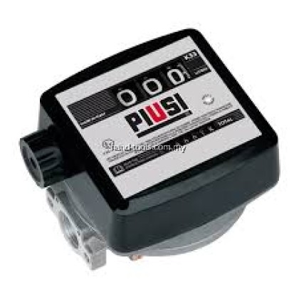 Piusi K33 ATEX Mechanical Flow Meter For Diesel, Gasoline & Kerosene, 3 Digit, 1″x1″, 20~120L/min